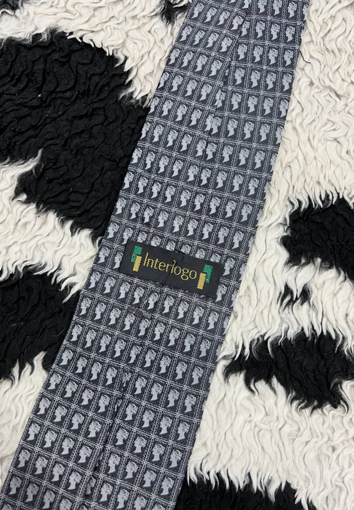 Grey Stamps Tie