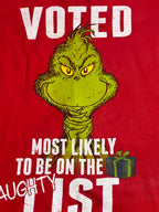 The Grinch Naughty List Tee (Extra Large)