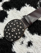 Circular Beaded Buckle Belt