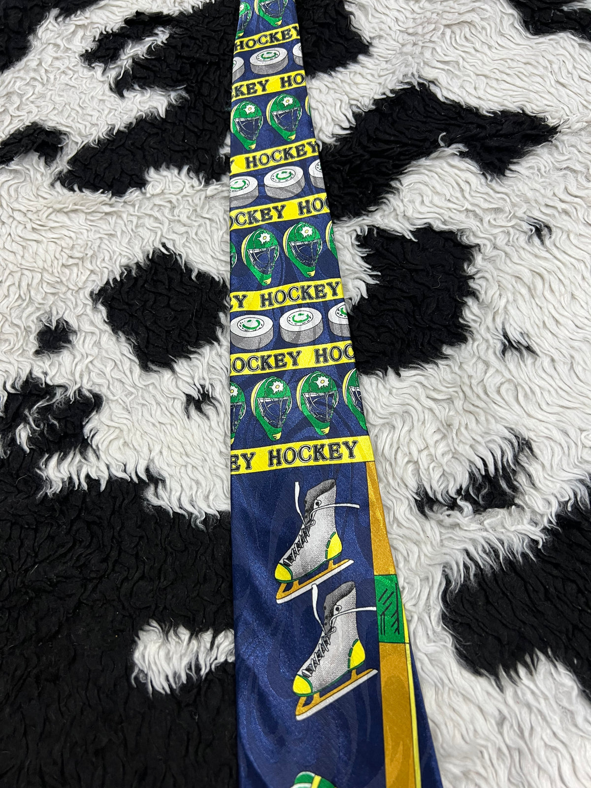 Ice Hockey Graphic Tie