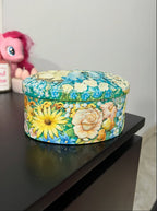 Floral Tin Storage Box