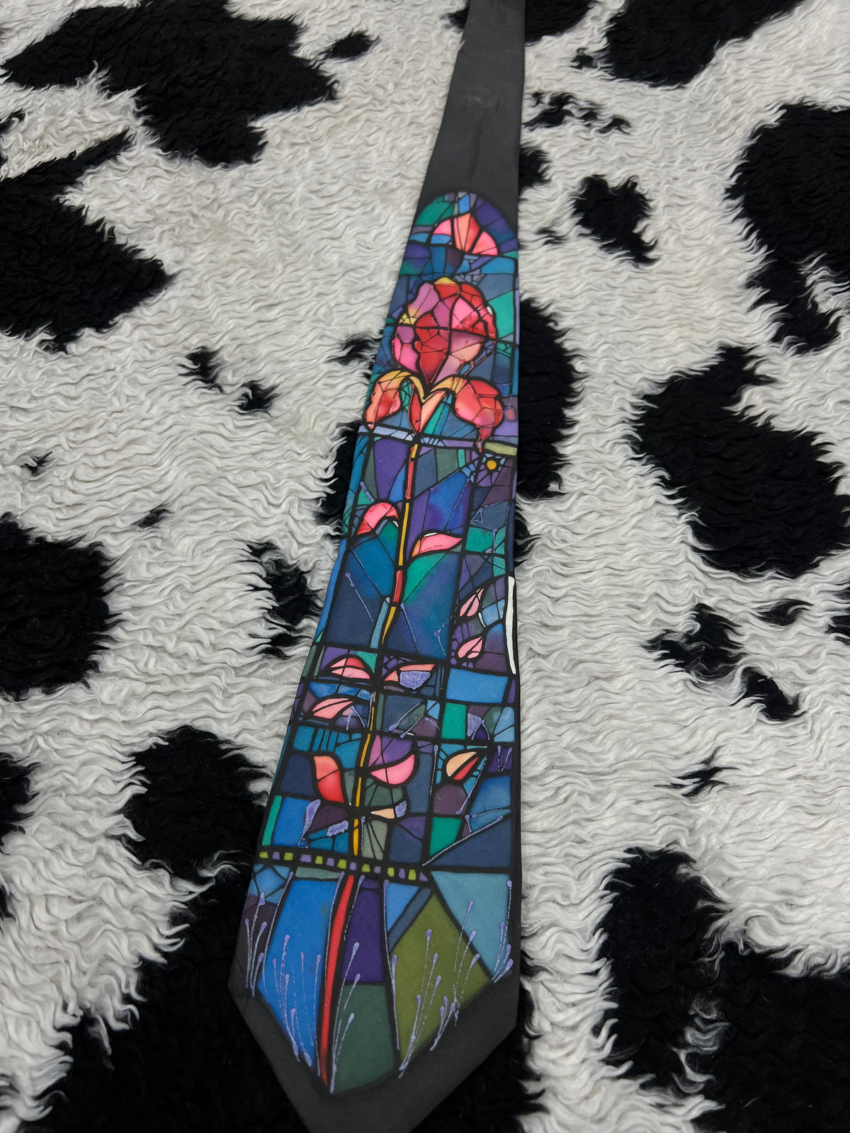 Glass Painting Tie