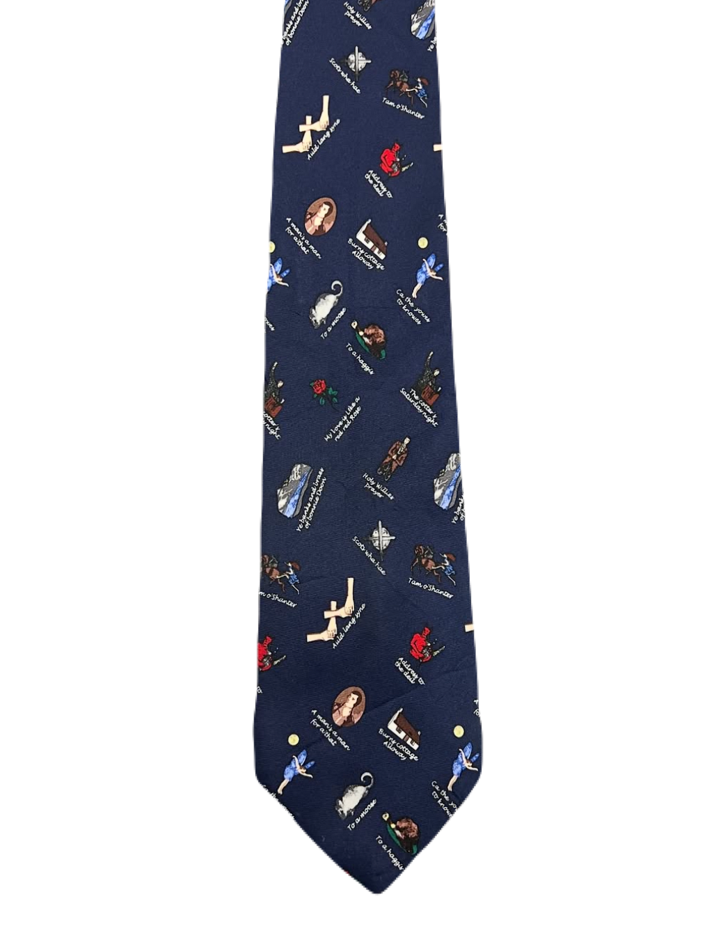 Scottish Poet Robert Burns Tie