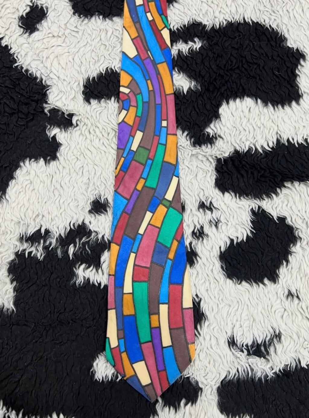 Glass Painting Tie