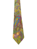 Painted Parrots Tie