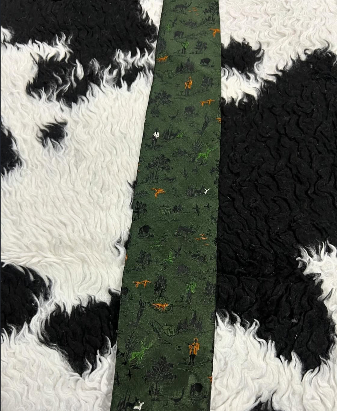Platin Wild Life & Hunters Narrow Tie