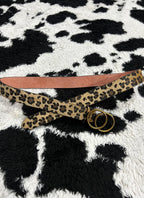 Cheetah Print Belt