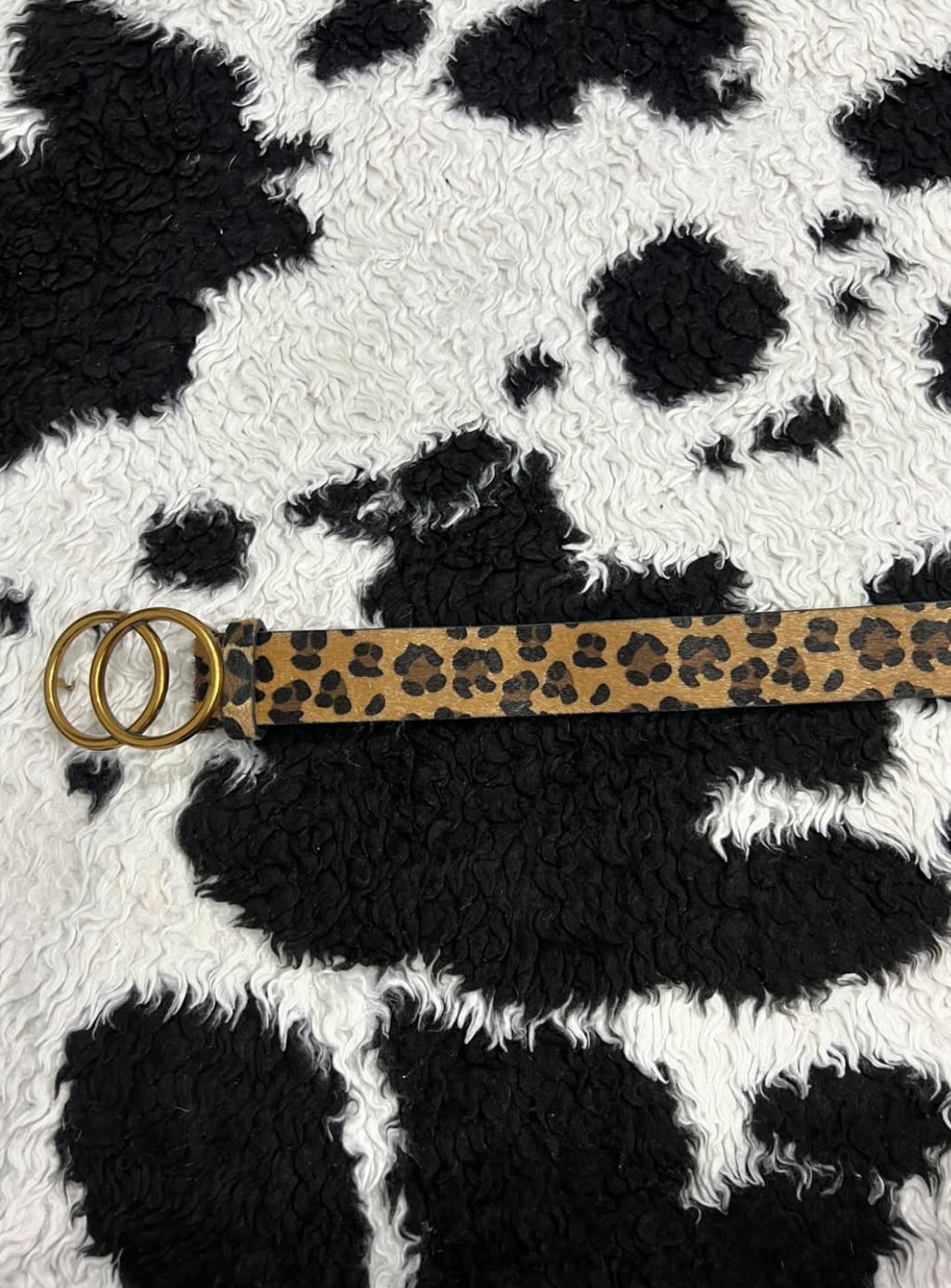 Cheetah Print Belt