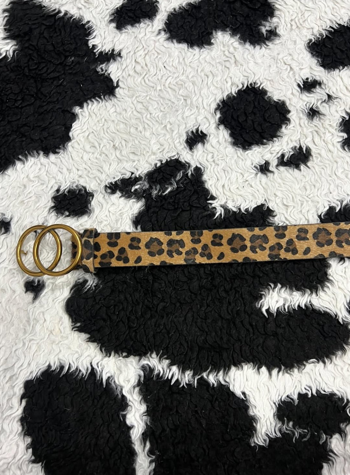 Cheetah Print Belt
