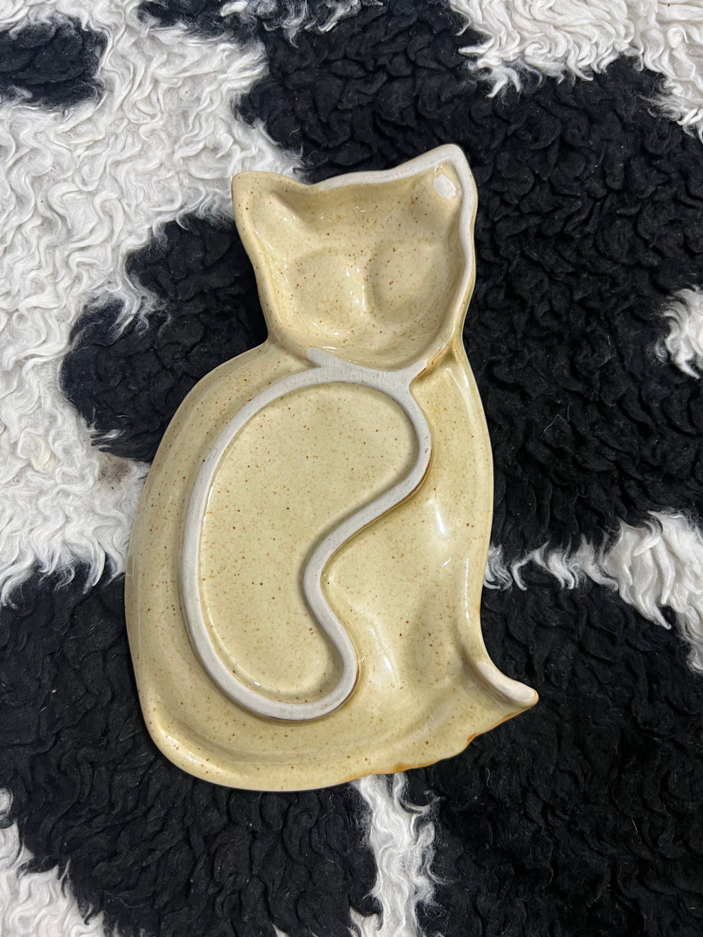 Ceramic Cat Jewelry Dish