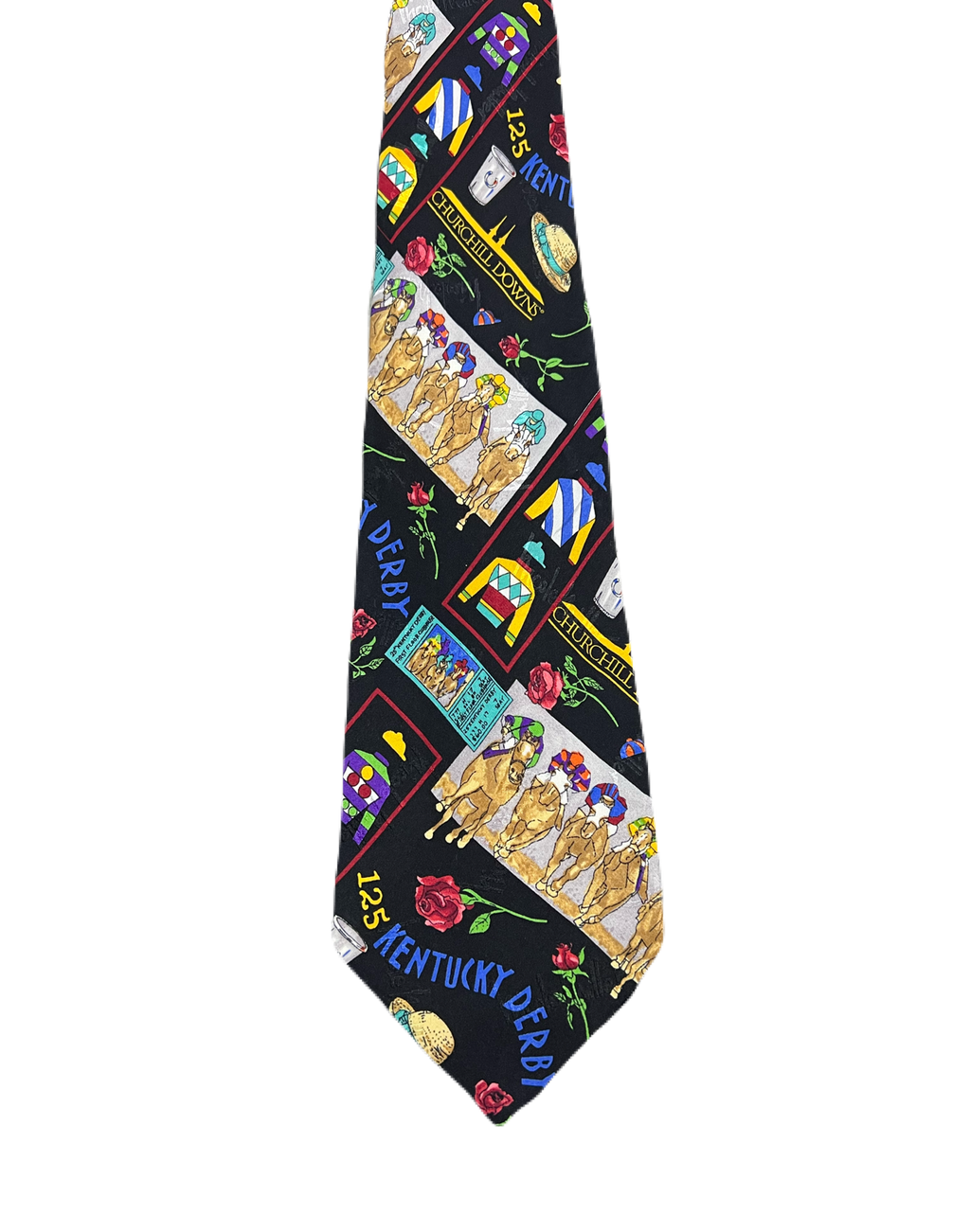 Vintage 1998 Nicole Miller Derby Tie (New & Tagged)