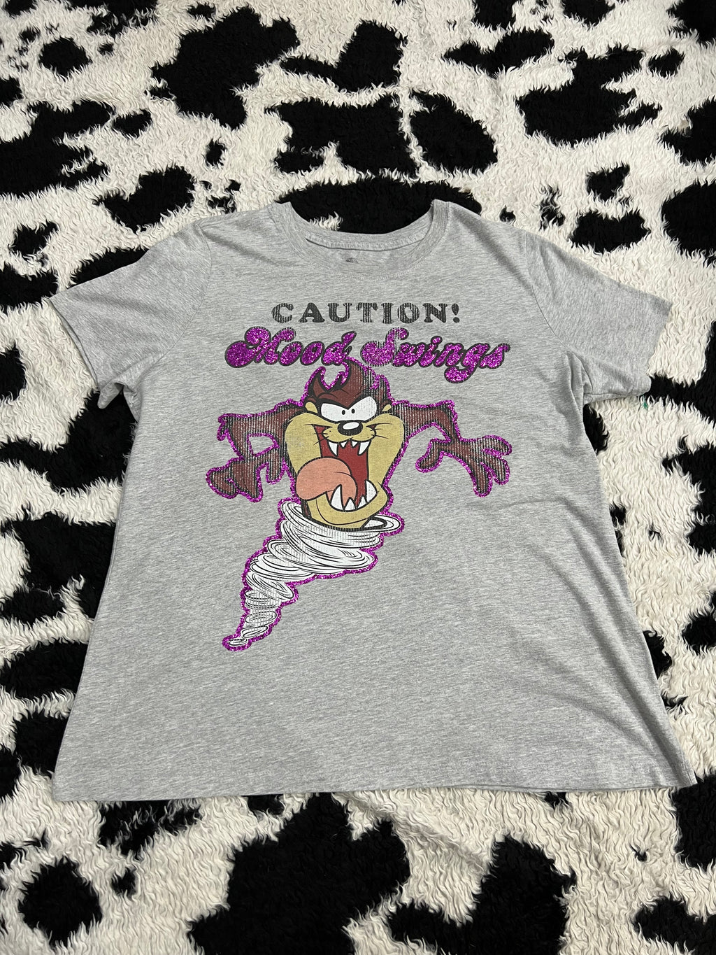 "Caution! Mood Swings" Taz Tee (Large)