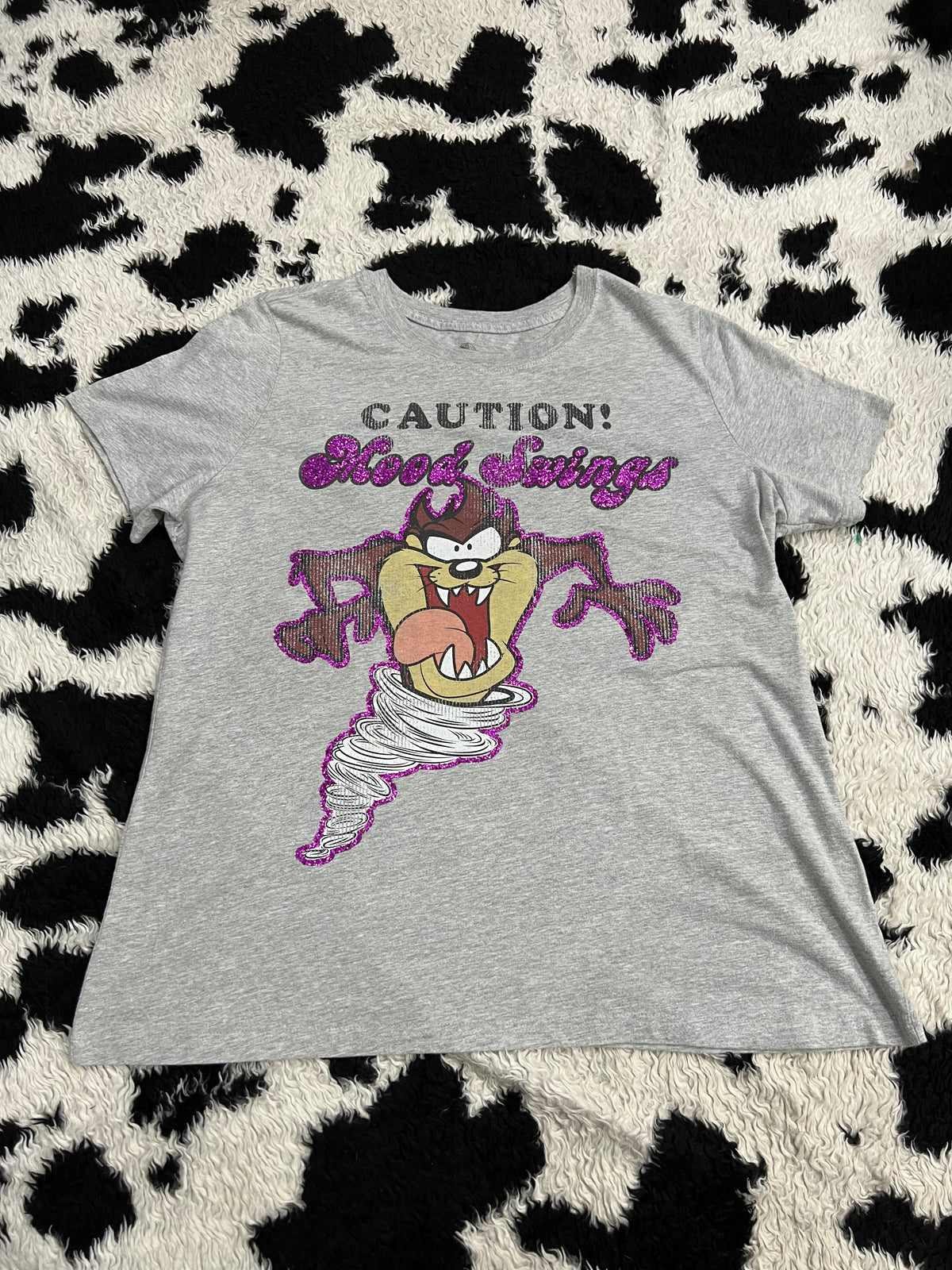 "Caution! Mood Swings" Taz Tee (Large)