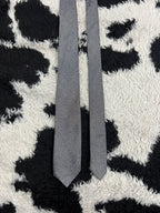 Pecci Silver Shiny Narrow Tie