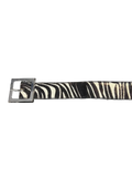Zebra Skin Belt
