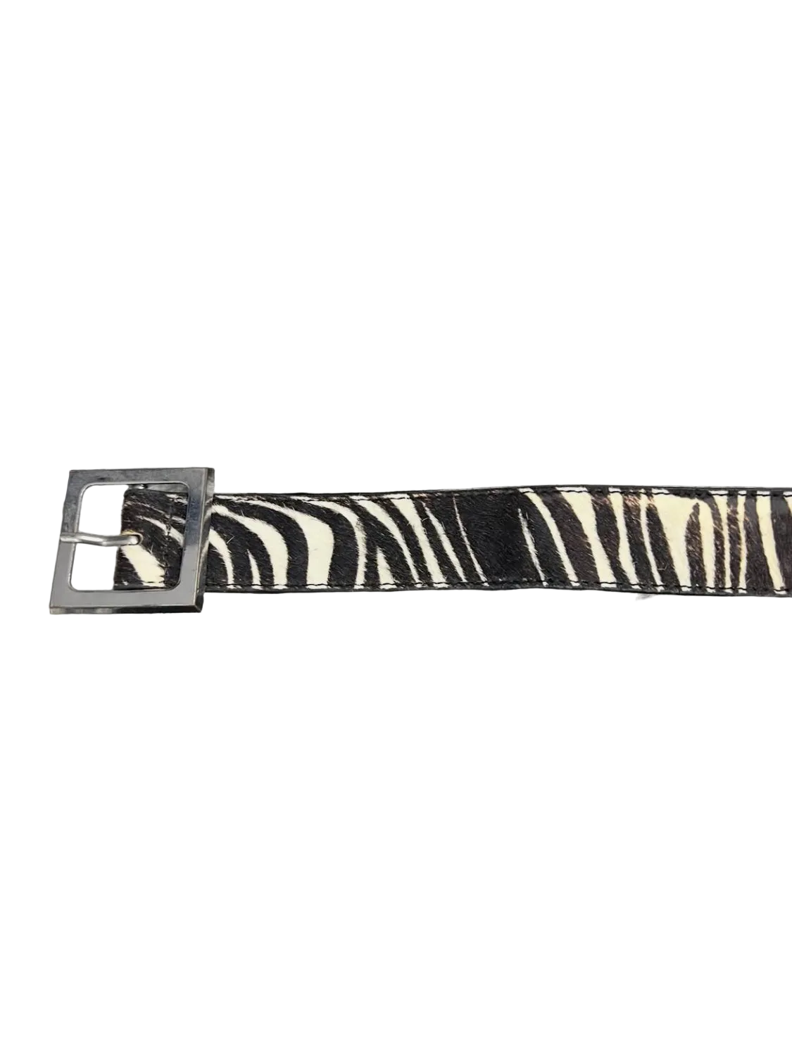 Zebra Skin Belt