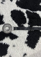 Silver Buckle Black Belt
