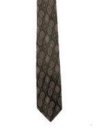 High Grade Narrow Brown Embroidered Tie