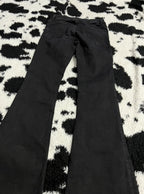 MANGO Black Flare Denims (Waist 26)