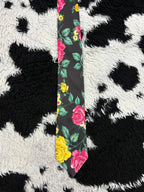 Yellow & Pink Roses Tie