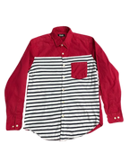 Izzue Red & White Striped Buttonup