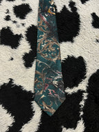 Royal Knight Green Abstract Tie