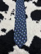 Blue Floral Tie