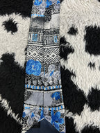 Blue Flowers Tie