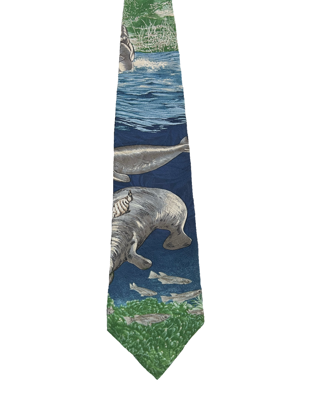 Manatees & Fishes Tie