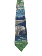 Manatees & Fishes Tie
