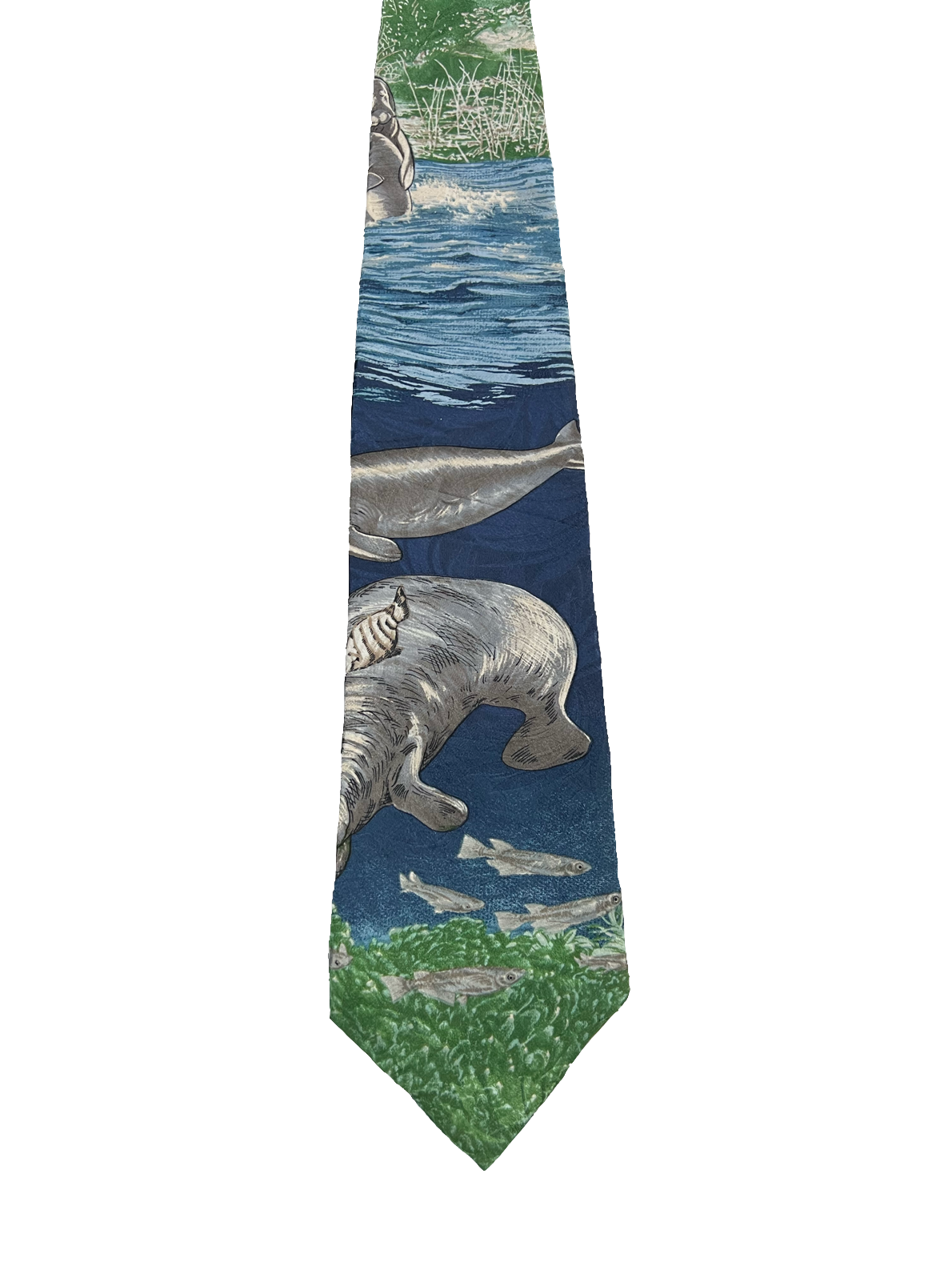 Manatees & Fishes Tie