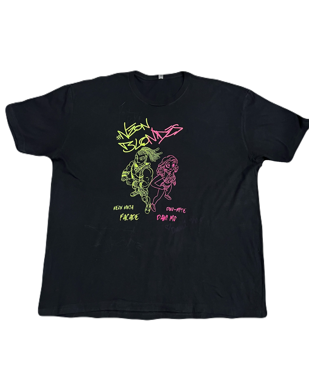 Wrestling Neon Blondes Tee (Extra Large)
