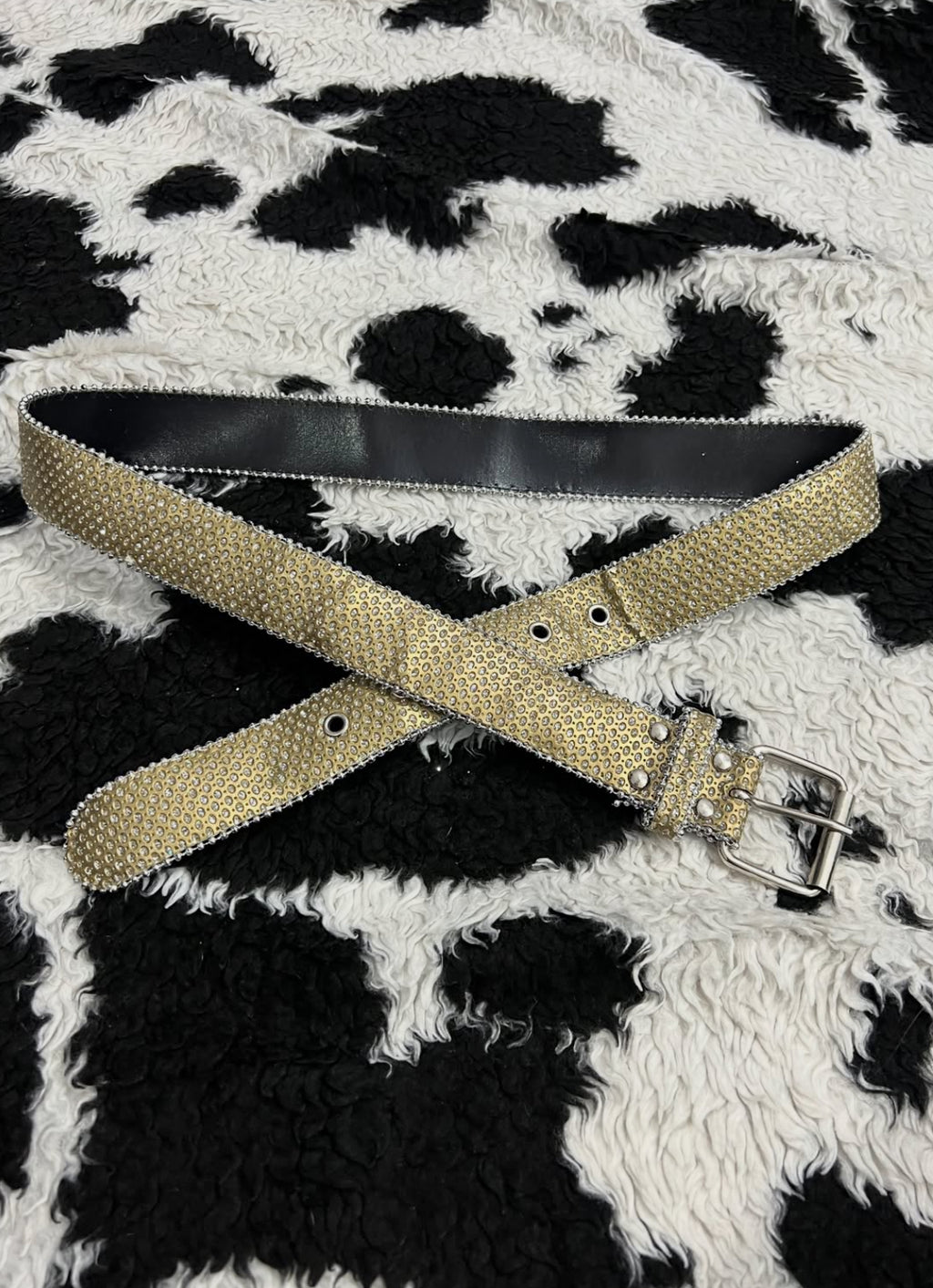 Golden Glitter Belt