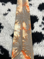 Orange Floral Tie