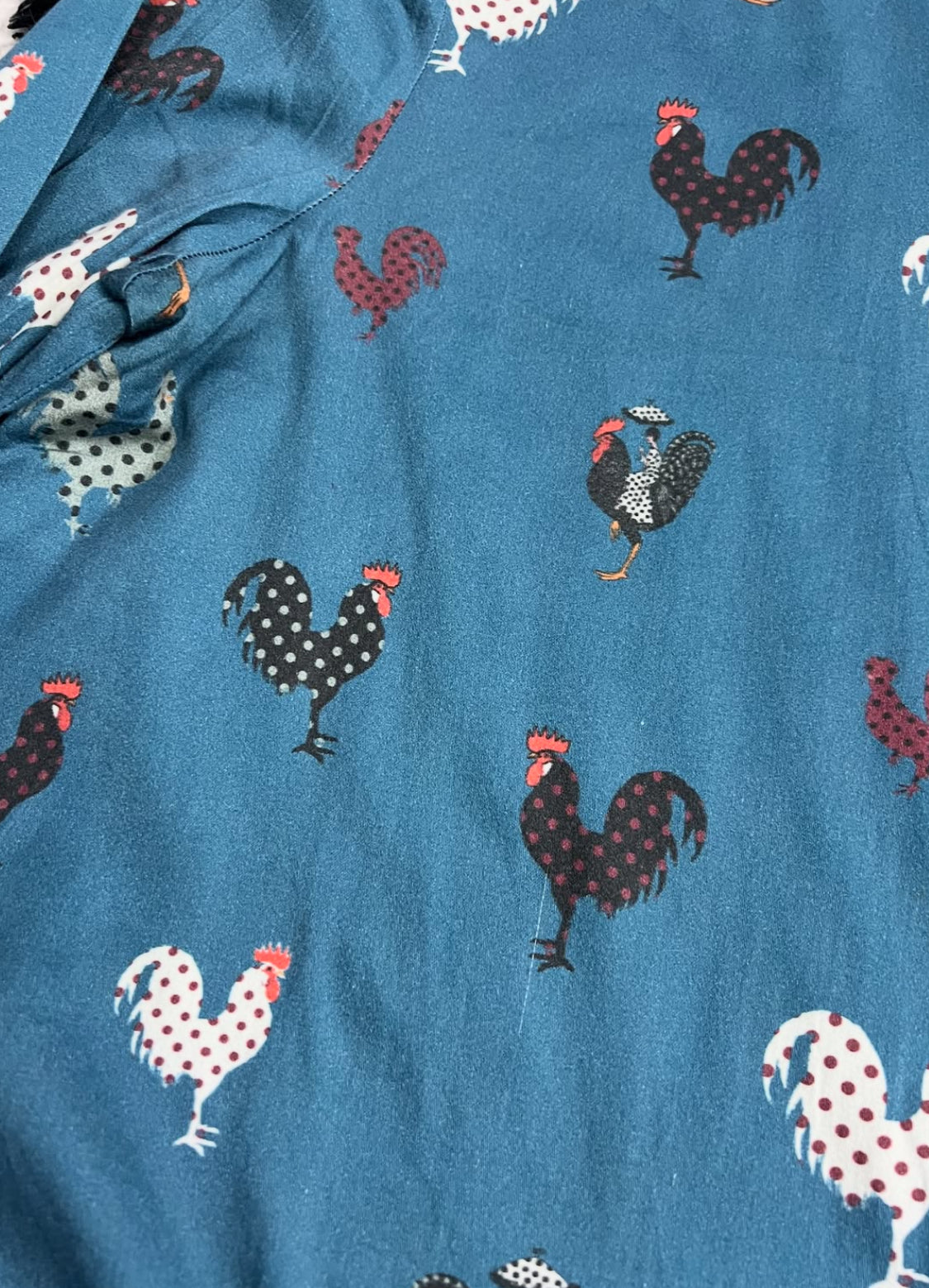 Roosters Printed Women's Buttonup
