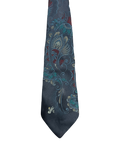 Don Loper Blue Paisley Embroidered Tie