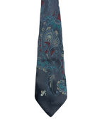 Don Loper Blue Paisley Embroidered Tie
