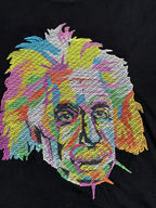 Albert Einstein Net Artwork Tee (Small)