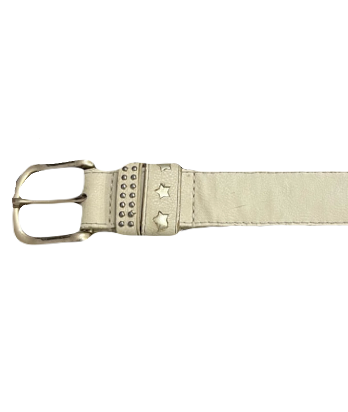 Cream-Colored Star Belt