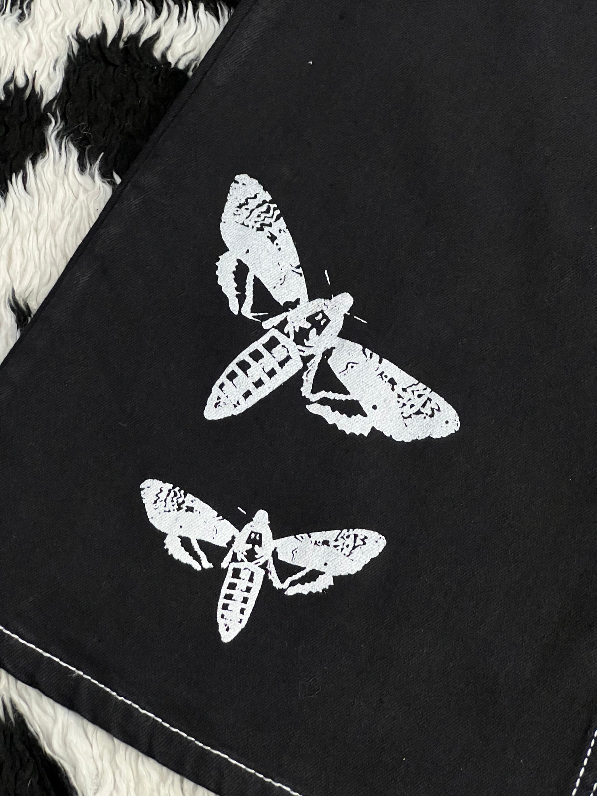 Hot Topic Printed Black Denims