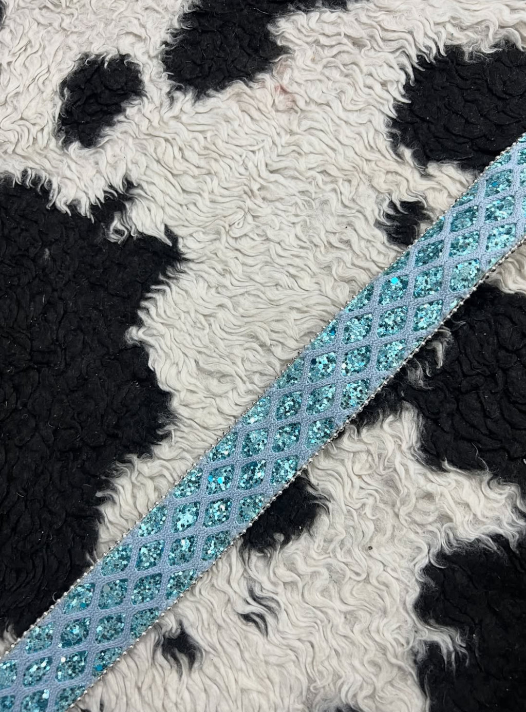 Glittery Blue Belt