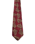 St. Bernard Red Paisley EmbroideredTie