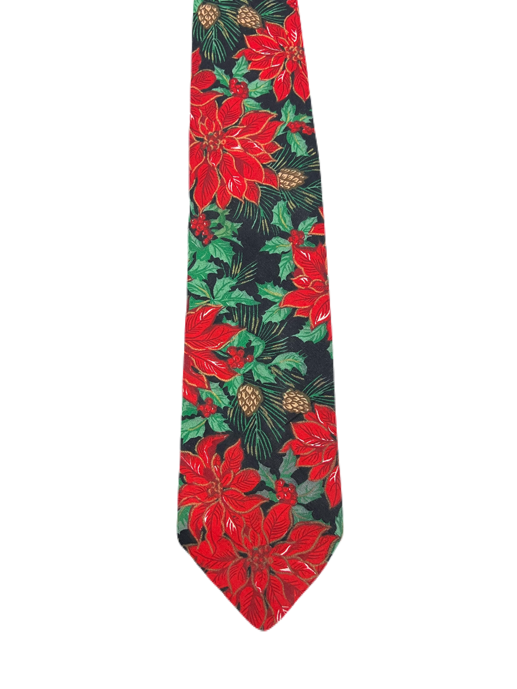 Buckingham Black & Red Floral Tie