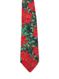 Buckingham Black & Red Floral Tie