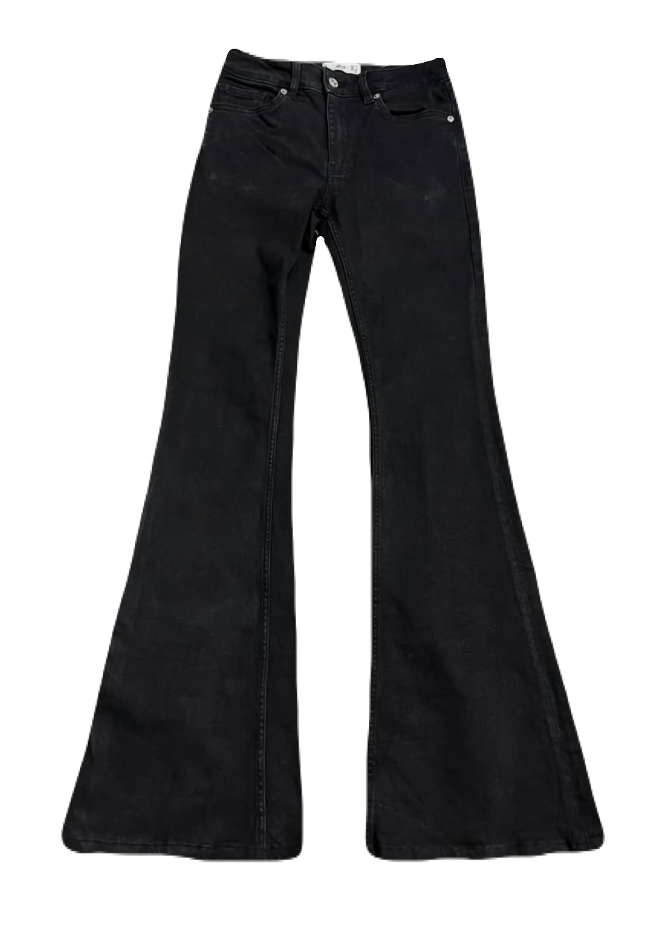 MANGO Black Flare Denims (Waist 26)