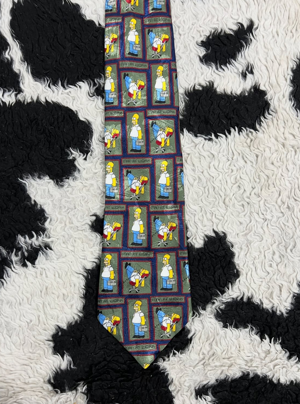 Homer Simpson "Man at Work" Tie