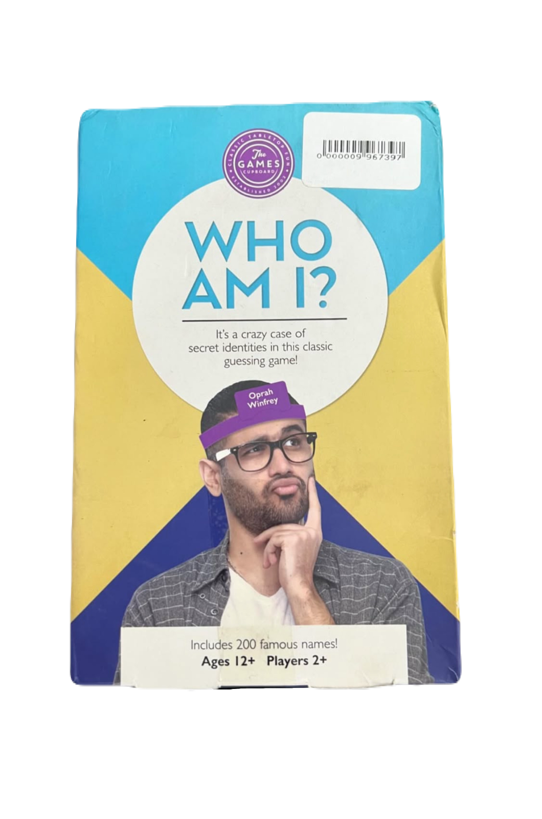 Who Am I? Card Game with Head Gear