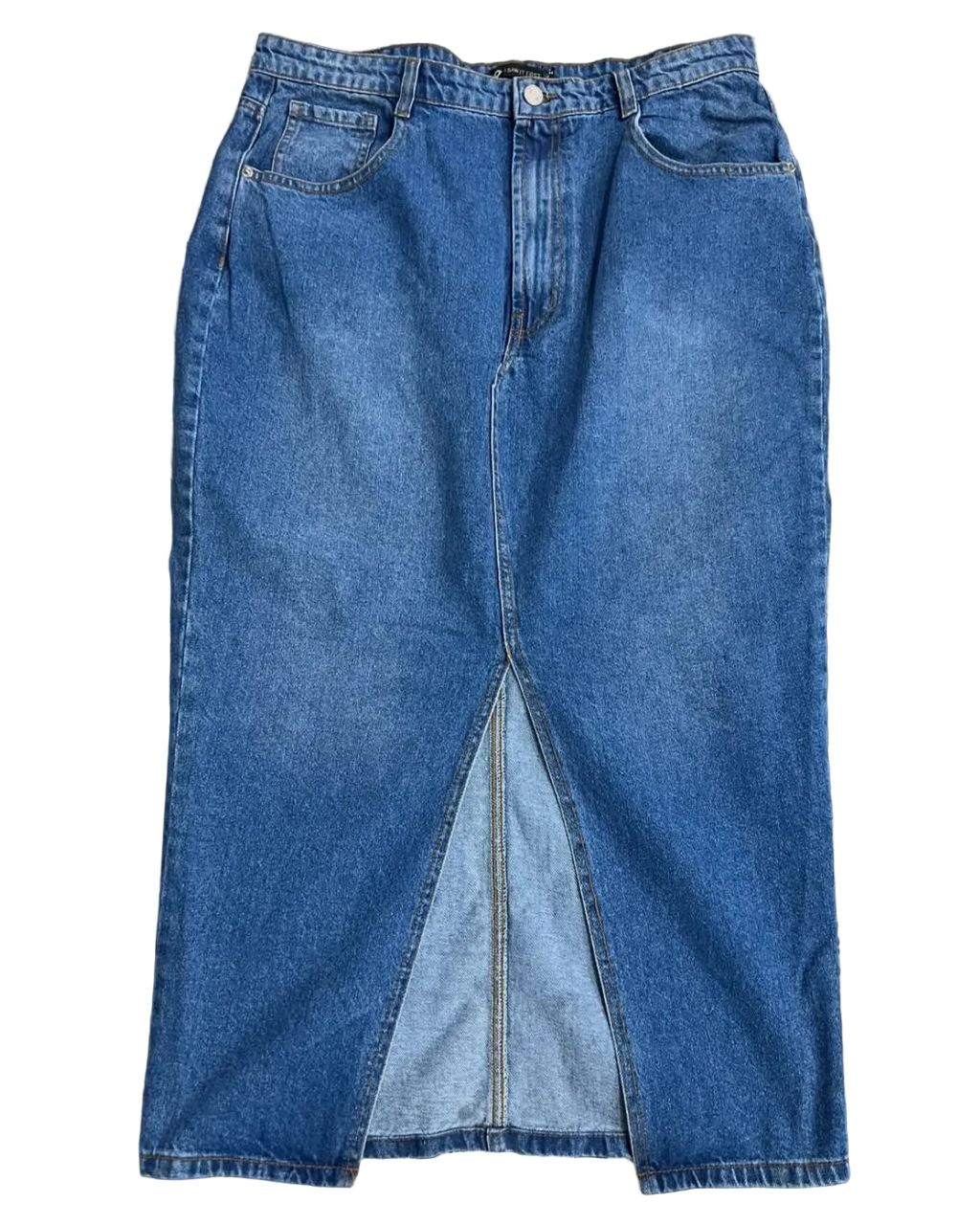 "I Saw It First" Denim Skirt