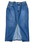"I Saw It First" Denim Skirt