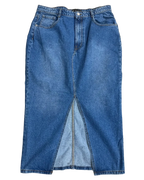 "I Saw It First" Denim Skirt